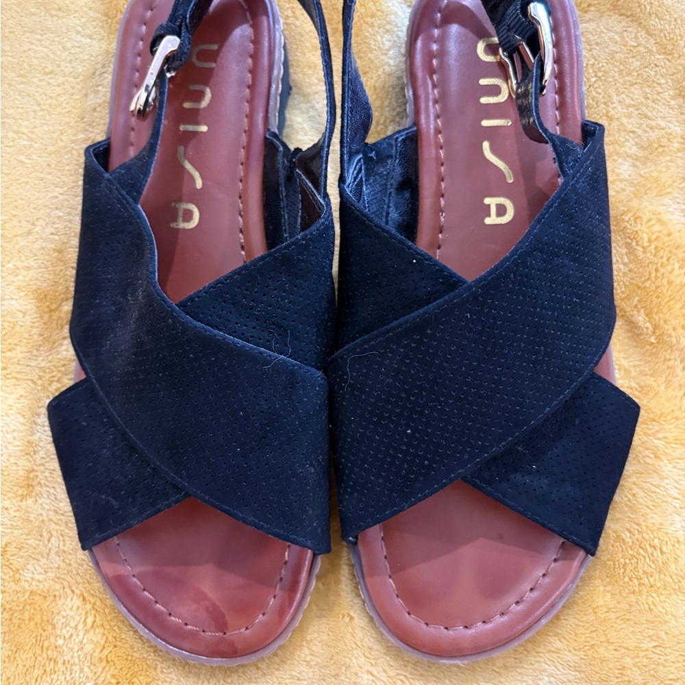 Unisa Navy Blue Women's Sandals